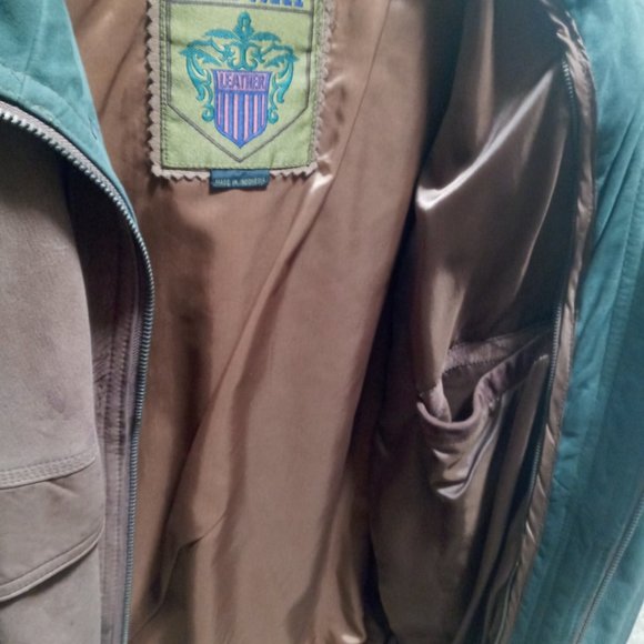 Midway Vintage Leather Mens Jacket Size: L Brown - Picture 6 of 6